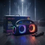 Парти тонколона 2 × 5.25" – 40 W RMS, Bluetooth, RGB LED светлини, батерия 3600 mAh, снимка 2