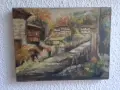 Картина ,,Българско село '', снимка 2