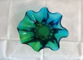 Купа/фруктиера от цветно арт стълло Мурано/ Мurano Art Glass. , снимка 3