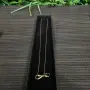Златен синджир с висулка "Безкрайност" 14K – 1.81 г, снимка 3