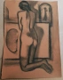Картина на худ. Йордан Денев" 1928-2006 г, снимка 6