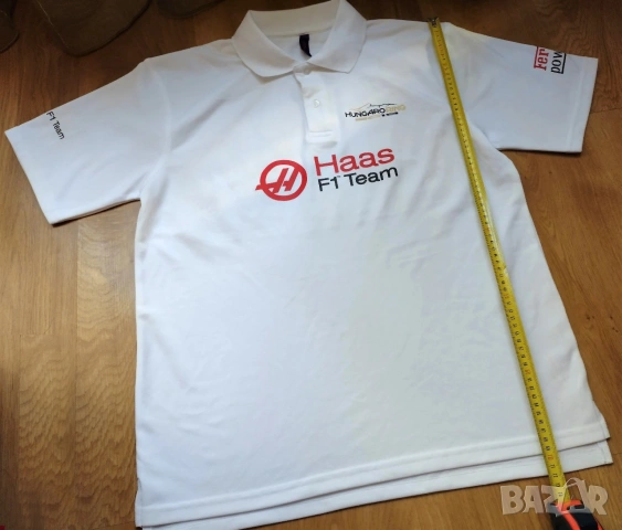 Haas F1 Team Kevin Magnussen Formula 1 / Hungaroring 2019 - мъжка поло блуза L, снимка 11 - Тениски - 50178312