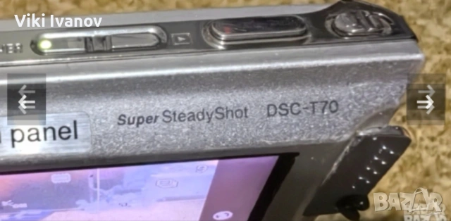 Фотоапарат СОНИ DSC T-70, снимка 3 - Фотоапарати - 54627173