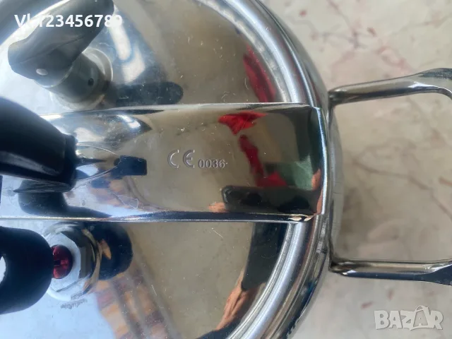 Тенджера под налягане /херметическа/ Maxstar  5 L / инокс , снимка 3 - Съдове за готвене - 55513472