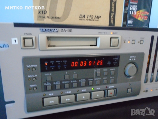 Tascam Da-88 DTRS-HI8 Multritrack Recorder, снимка 2 - Декове - 54908694