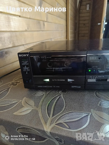Реверсивен касетен дек Sony TC-V55R, снимка 3 - Декове - 54458803