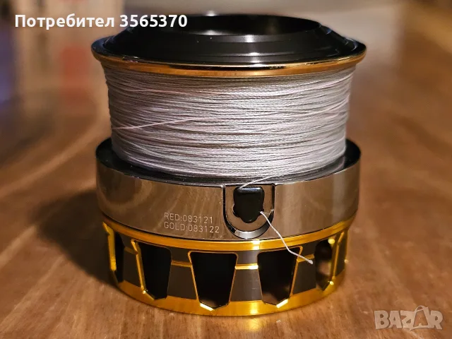 Шпула за макара Daiwa RCS 2510PE, произведена от SLP WORKS, цвят Gold, снимка 4 - Макари - 55381990