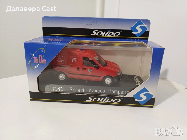 1/43 Renault Kangoo Pompier Solido 