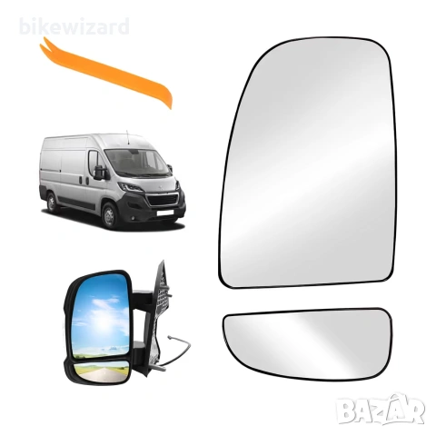 Стъкло за външно огледало с подгряване за Ducato/Jumper/Boxer/Movano  C 2006-2023 – ляво НОВО