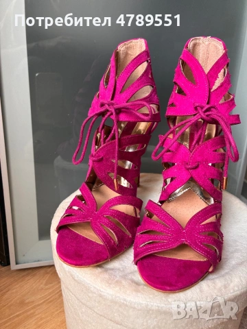 Дамски сандали с ток, снимка 3 - Сандали - 54220116