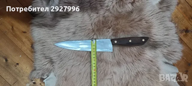 Стар нож на шеф готвач, снимка 4 - Антикварни и старинни предмети - 55590410