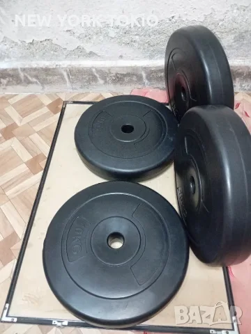 ДИСКОВЕ ТЕЖЕСТИ ЗА ЛОСТ - 40 КГ., снимка 6 - Фитнес уреди - 55575994