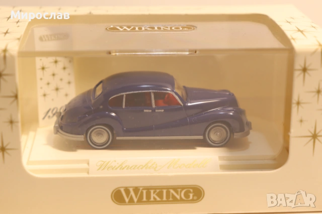 WIKING H0 1/87 BMW 501 РЕТРО МОДЕЛ КОЛИЧКА, снимка 2 - Колекции - 54758678