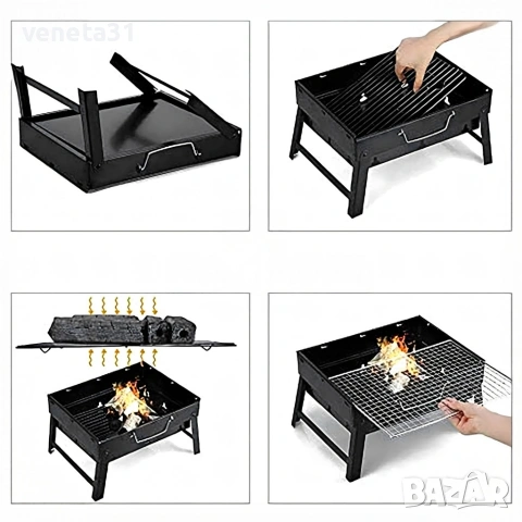 Градинска преносима скара , снимка 3 - Барбекюта - 54010581