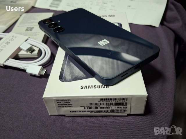 Samsung A55 5G ГАРАНЦИЯ+ Пълен комплект , снимка 2 - Samsung - 54706297