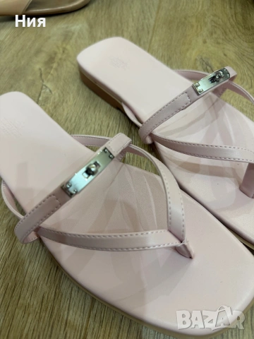 Дамски чехли хит Hermes, снимка 3 - Чехли - 55022323