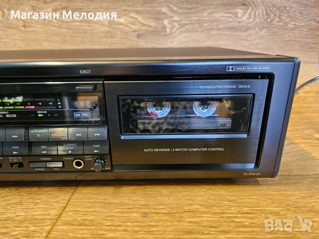 Касетен дек Onkyo TA-RW20 – Японска аналогова класика от златните години на касетните декове, снимка 8 - Декове - 55000245