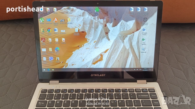 Лаптоп / Ултрабок Teclast F6 Pro 13.3" Full HD Touch 360° Flip Laptop,Intel Dual Core,8GB DDR3,128GB, снимка 12 - Лаптопи за дома - 54981802