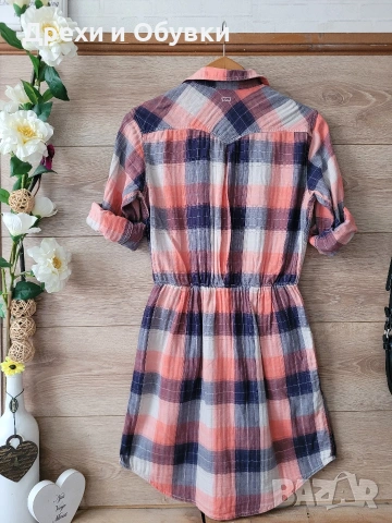 Рокля тип риза LEVIS , снимка 11 - Рокли - 54157883