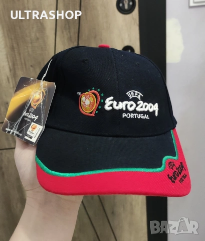 НОВА EURO 2004 vintage шапка на европейското по футбол Uefa