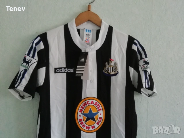 Newcastle United Shearer Adidas 1996/1997 футболна тениска нова фланелка Нюкасъл Алан Шиърър, снимка 4 - Тениски - 52917636