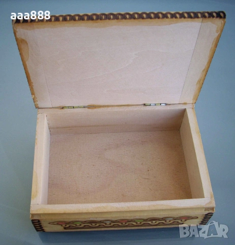 Дървени пирографирани кутии мускали , снимка 8 - Декорация за дома - 55174230