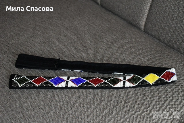 Мънистен колан за народна носия, снимка 4 - Колани - 54248957