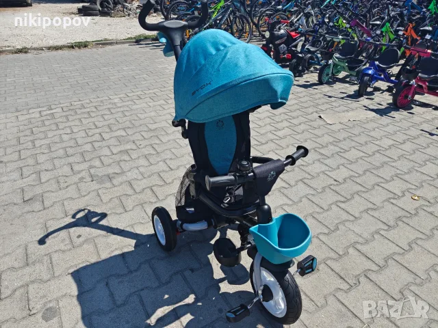 BYOX Детска триколка Flexy LUX син, снимка 4 - Детски велосипеди, триколки и коли - 55440219