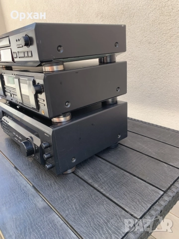 Аудио система Sony – Ресивър STR-DE135, CD CDP-XE220 и Дек TC-WE435, снимка 2 - Аудиосистеми - 55679221