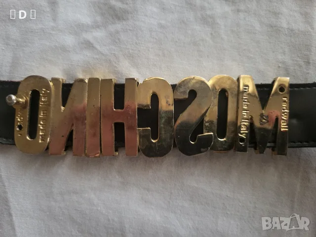 MOSCHINO кожен колан, снимка 3 - Колани - 55395679