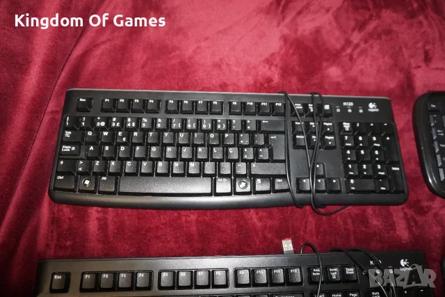 13 Клавиатури Logitech K120/Dell/Fujitsu KB410K/Gembird/Genius/A4Tech за Настолен Компютър , снимка 2 - Клавиатури и мишки - 55501007