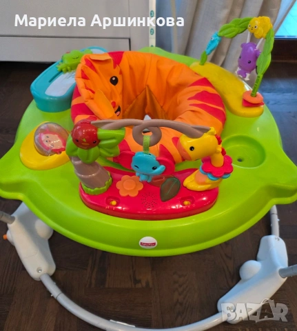Бебешко бънджи Fisher price Тропическа гора, снимка 3 - Детски люлки - 54552760