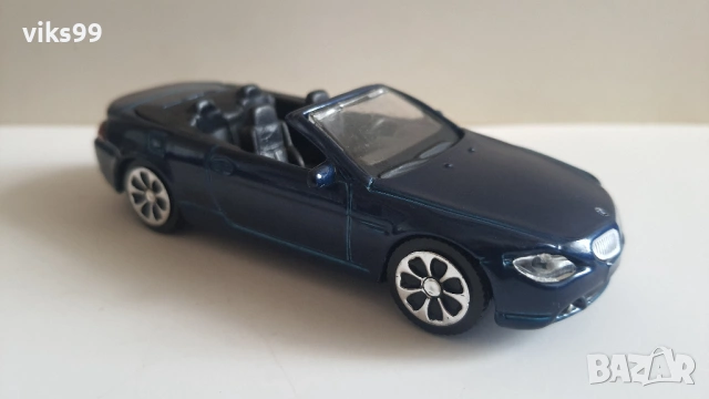 Bburago BMW 645 Ci Cabriolet - Мащаб 1:43, снимка 6 - Колекции - 54912780