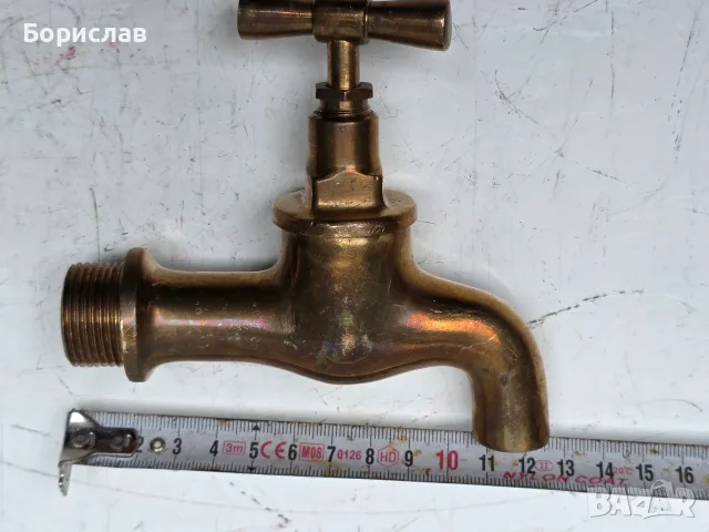 Месингова канелка от старите, снимка 3 - ВИК - 55607244