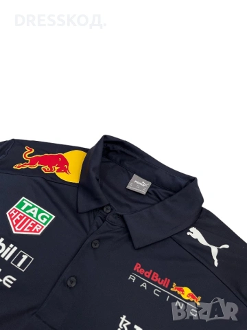 Puma x Redbull оригинална мъжка тениска с яка, 2XL размер , снимка 3 - Тениски - 54587598