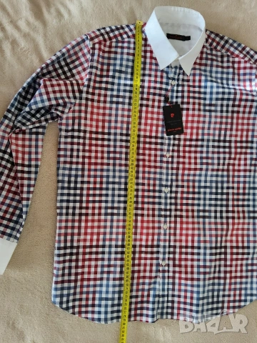 Два броя нови, маркови ризи - Pierre cardin и FRANT р-р XL , снимка 5 - Ризи - 54349655