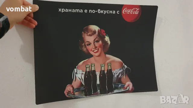 Ретро колекционерски подложки за хранене Coca-Cola – 5 бр.