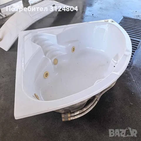 Вана джакузи за баня ъглово
