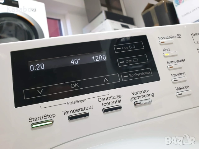 Miele W1 TwinDos Пералня Миеле 12м Гаранция, снимка 2 - Перални - 54889044