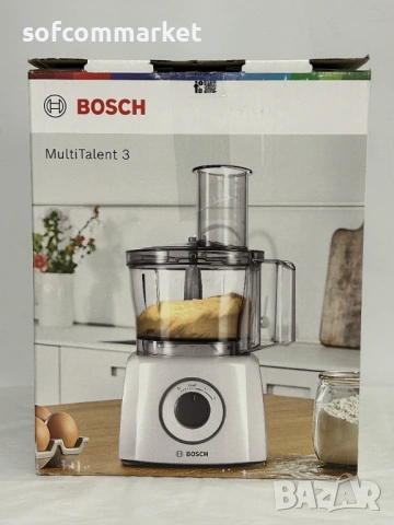 Кухненски робот Bosch MCM3100W MultiTalent 3 + екстра приставки, снимка 9 - Кухненски роботи - 54677383