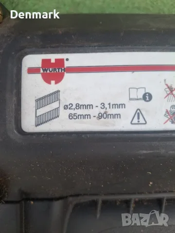Пистолет за пирони WÜRTH, снимка 6 - Куфари с инструменти - 55667513