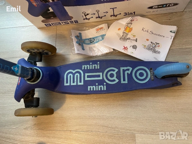 Mini micro deluxe детска тротинетка, снимка 4 - Други - 54746249