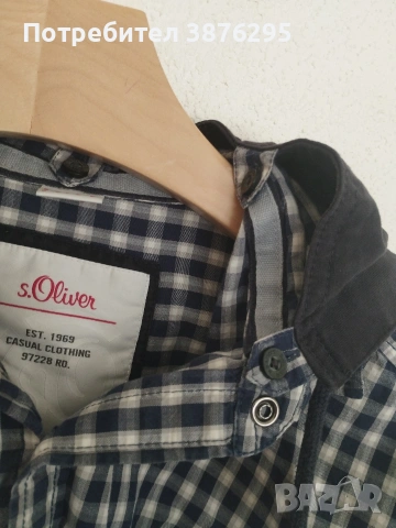 мъжка риза s.Oliver , снимка 10 - Ризи - 54802565