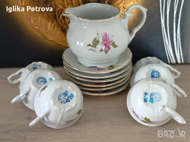 Сервиз Горски слез-Барок, снимка 10 - Антикварни и старинни предмети - 54596268