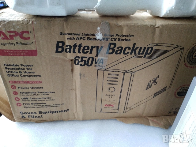 UPS, непрекъснато захранване APC 650W, снимка 4 - Друга електроника - 54936638