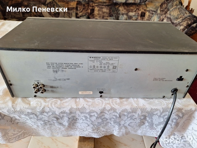 SANYO RD-W340 DOUBLE STEREO CASSETTE DECK.MADE IN JAPAN., снимка 7 - Декове - 54801565