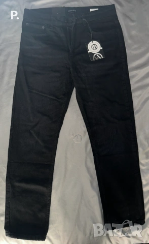 Мъжки черни дънки regular fit