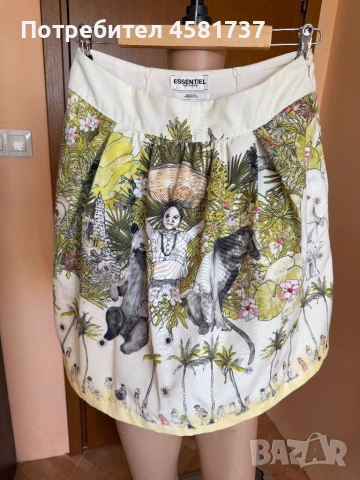 Пола с уникален jungle десен Essentiel Antwerp , размер М/ L(40), снимка 11 - Поли - 54550731