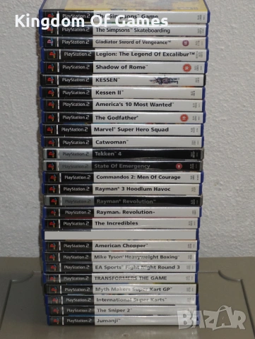 Игри за PS2 The Simpsons/Gladiator/Legion/Kessen/Catwoman/Marvel/Tekken 4/Godfather/Rayman/MikeTyson, снимка 14 - Игри за PlayStation - 54097586