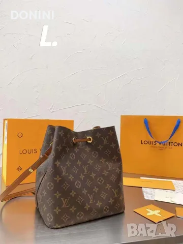 Дамска чанта Louis Vuitton NeoNoe, кожа, снимка 4 - Чанти - 55465596